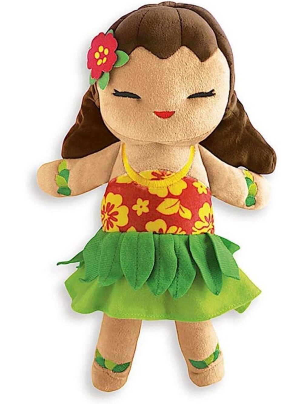Hawaii Style Plush Toy - Aloha Island Yumi, Soft & Cuddly, 8.5" x 11.9